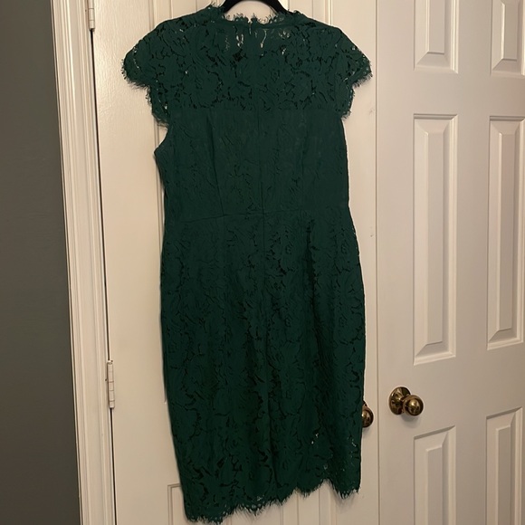 Lace dress, form fitting, emerald green - Picture 5 of 6